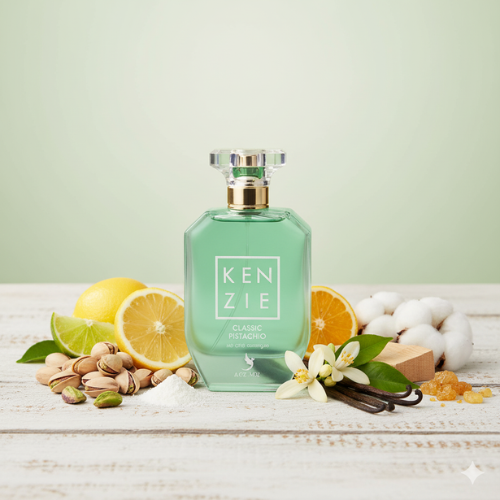 Kenzie Classic Pistachio Eau de Parfum 100 ml – Parfum Gourmand Unisexe Inspiré de Kayali Yum Pistachio Gelato