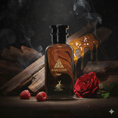 Jean Lowe Noir Eau de Parfum 100 ml – Parfum Oriental Boisé Unisexe Inspiré d’Ombre Nomade
